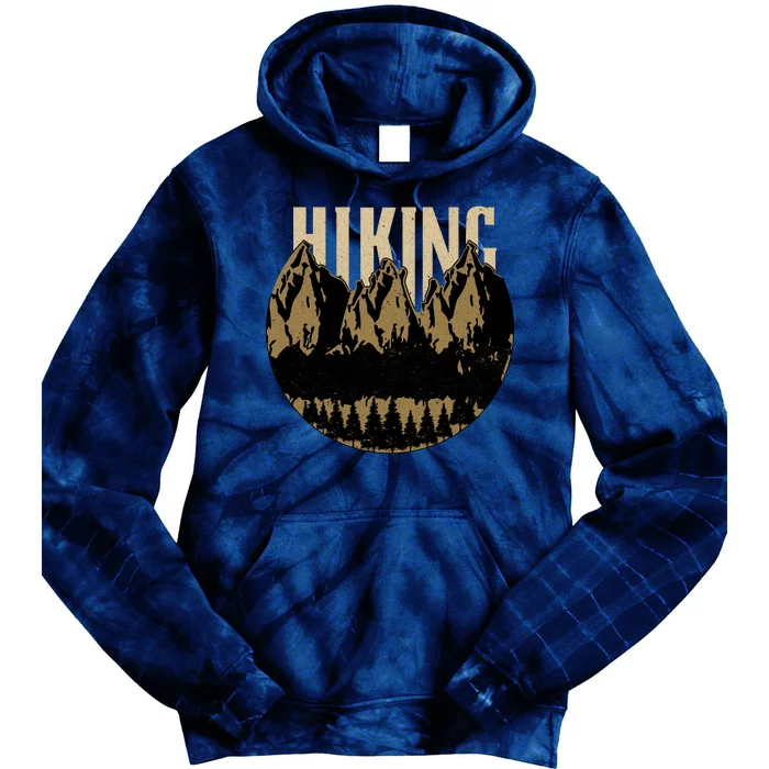 Vintage Hiking Logo Tie Dye Hoodie