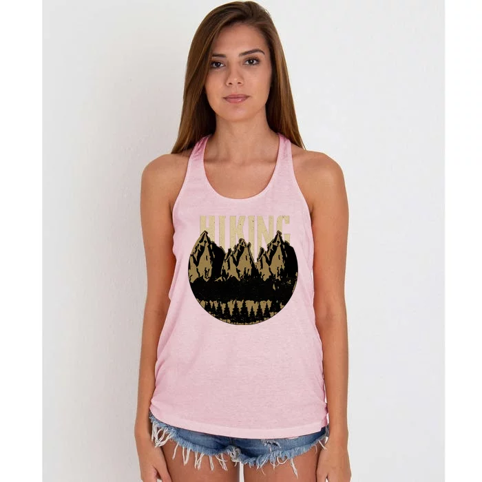 Vintage Hiking Logo Women's Knotted Racerback Tank