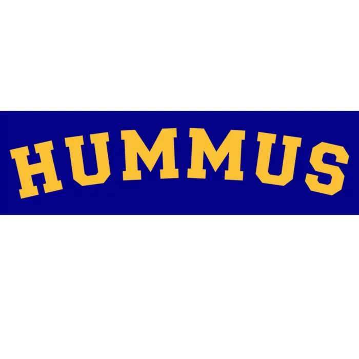 Vegan Hummus Lover Funny Hummus Funny Gift Bumper Sticker