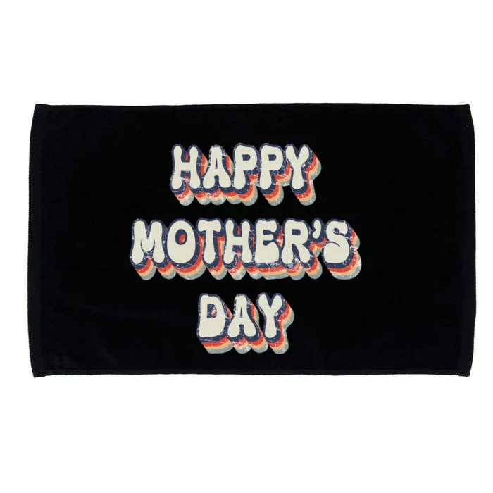 Vintage Happy MotherS Day Gift Microfiber Hand Towel