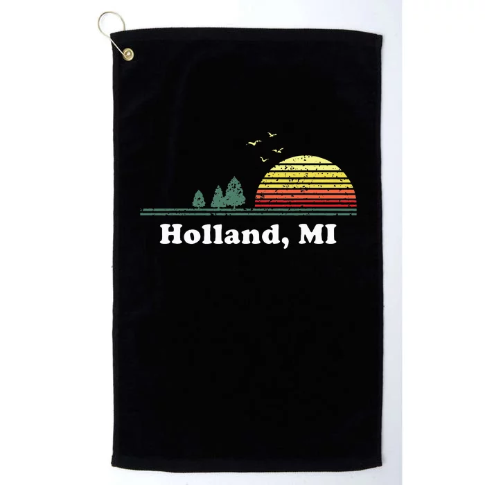 Vintage Holland Michigan Home Souvenir Platinum Collection Golf Towel