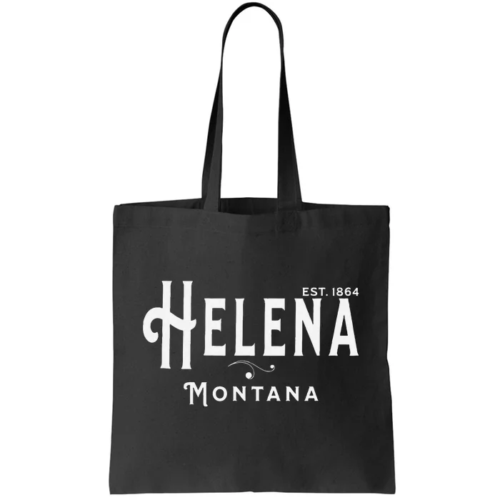 Visit Helena Montana Vintage Souvenir Design Tote Bag