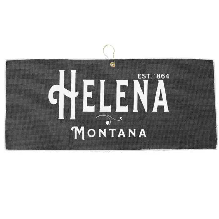 Visit Helena Montana Vintage Souvenir Design Large Microfiber Waffle Golf Towel