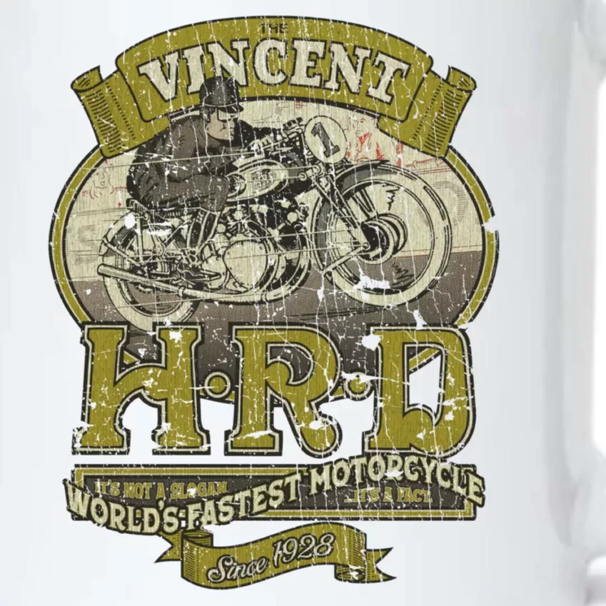 Vincent Hrd Motorcycles 1928 Black Color Changing Mug