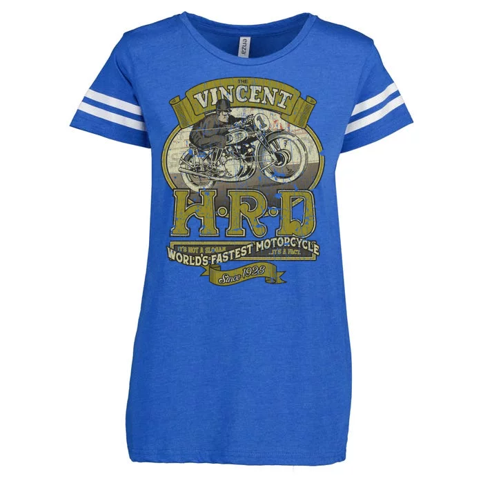 Vincent Hrd Motorcycles 1928 Enza Ladies Jersey Football T-Shirt