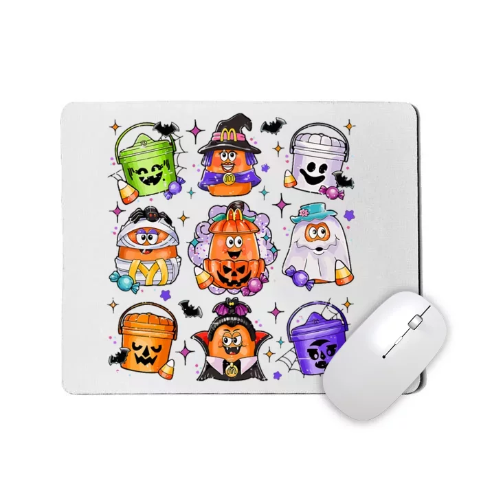 Vintage Halloween Nuggets Spooky Season Funny Trick Or Treat Mousepad