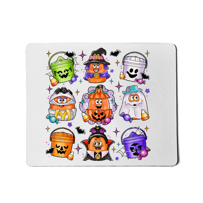 Vintage Halloween Nuggets Spooky Season Funny Trick Or Treat Mousepad