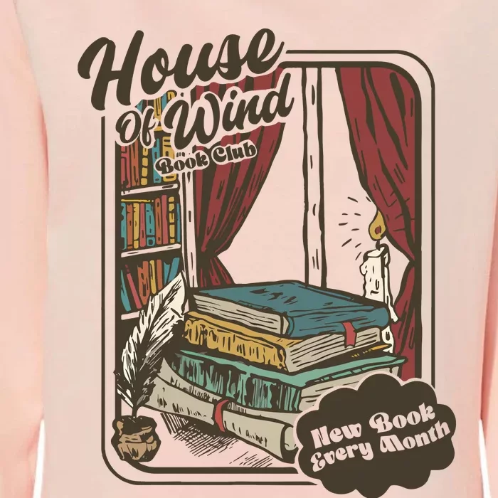 Vinatge House Of Wind Book Club Womens California Wash Sweatshirt