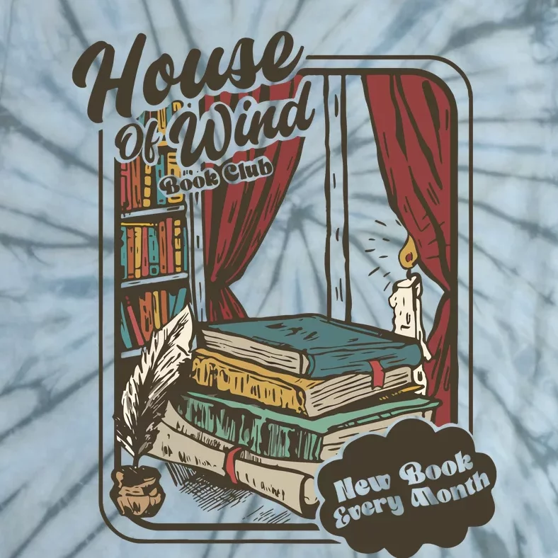 Vinatge House Of Wind Book Club Tie-Dye T-Shirt