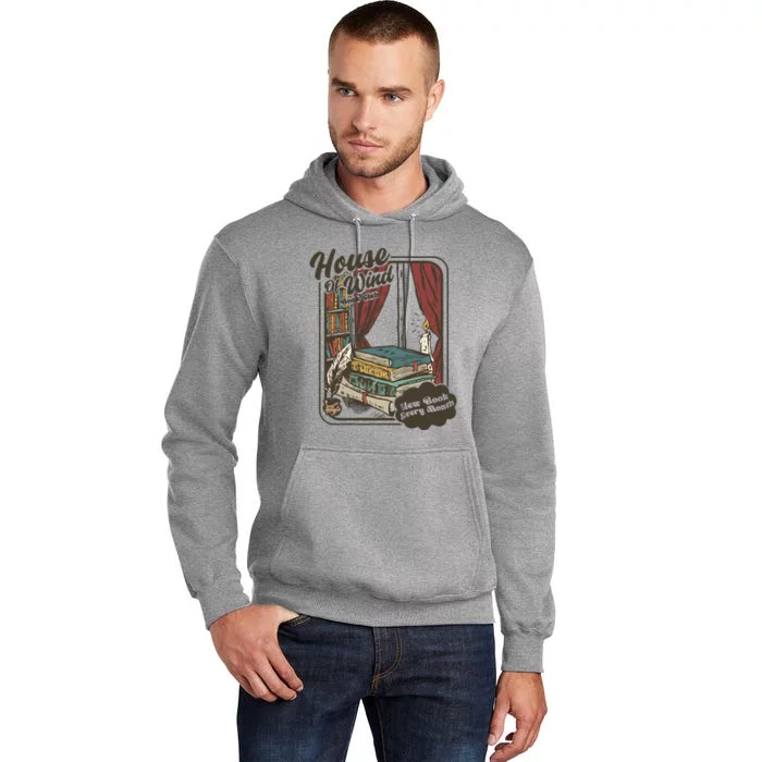 Vinatge House Of Wind Book Club Tall Hoodie