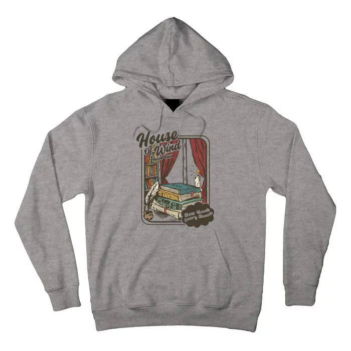 Vinatge House Of Wind Book Club Tall Hoodie