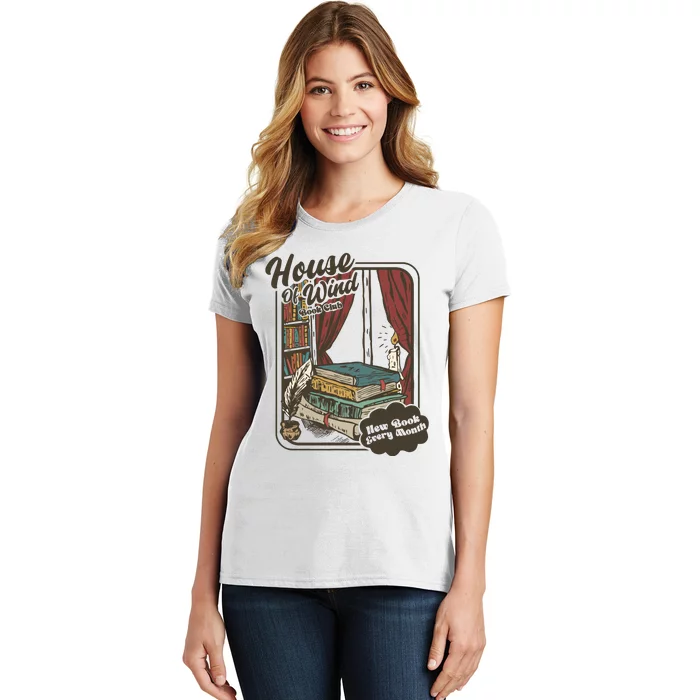 Vinatge House Of Wind Book Club Women's T-Shirt