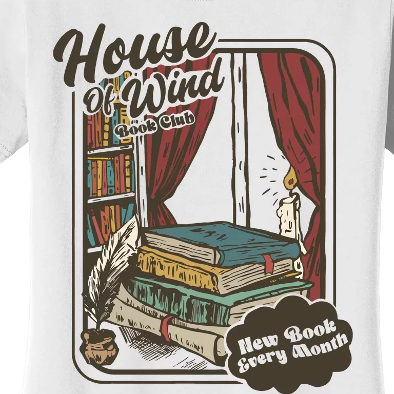 Vinatge House Of Wind Book Club Women's T-Shirt