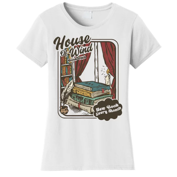 Vinatge House Of Wind Book Club Women's T-Shirt