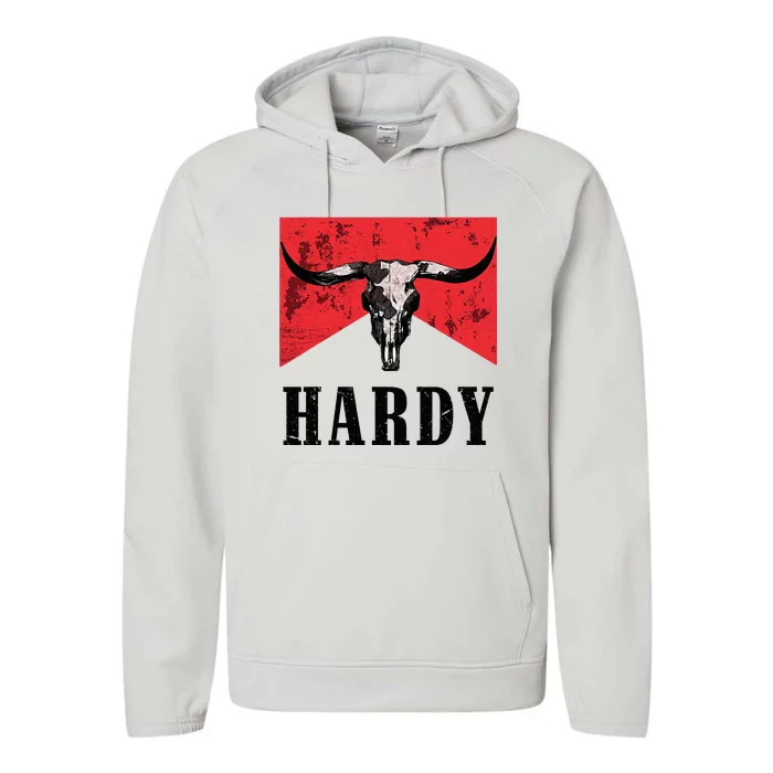 Vintage Hardy Personalized Western Style Performance Fleece Hoodie