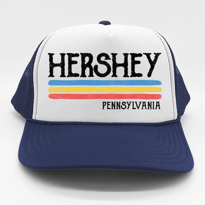 Vintage Hershey Pennsylvania Pa Souvenir Trucker Hat