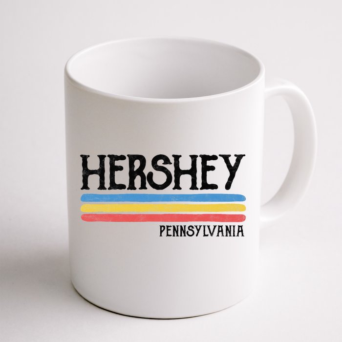 Vintage Hershey Pennsylvania Pa Souvenir Front & Back Coffee Mug