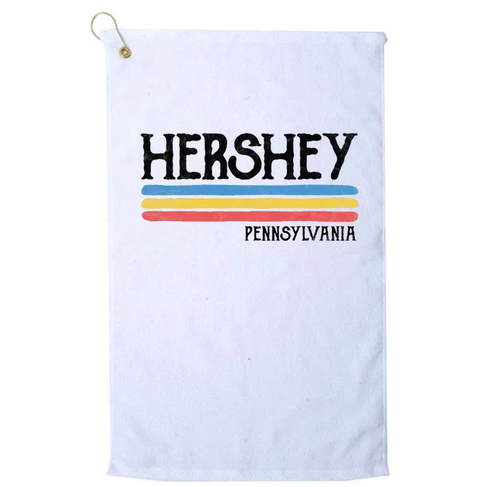 Vintage Hershey Pennsylvania Pa Souvenir Platinum Collection Golf Towel