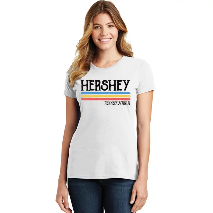 Vintage Hershey Pennsylvania Pa Souvenir Women's T-Shirt