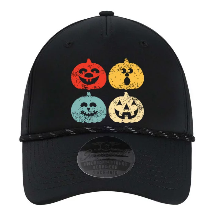 Vintage Halloween Pumpkin Kids Funny Retro Gift Performance The Dyno Cap