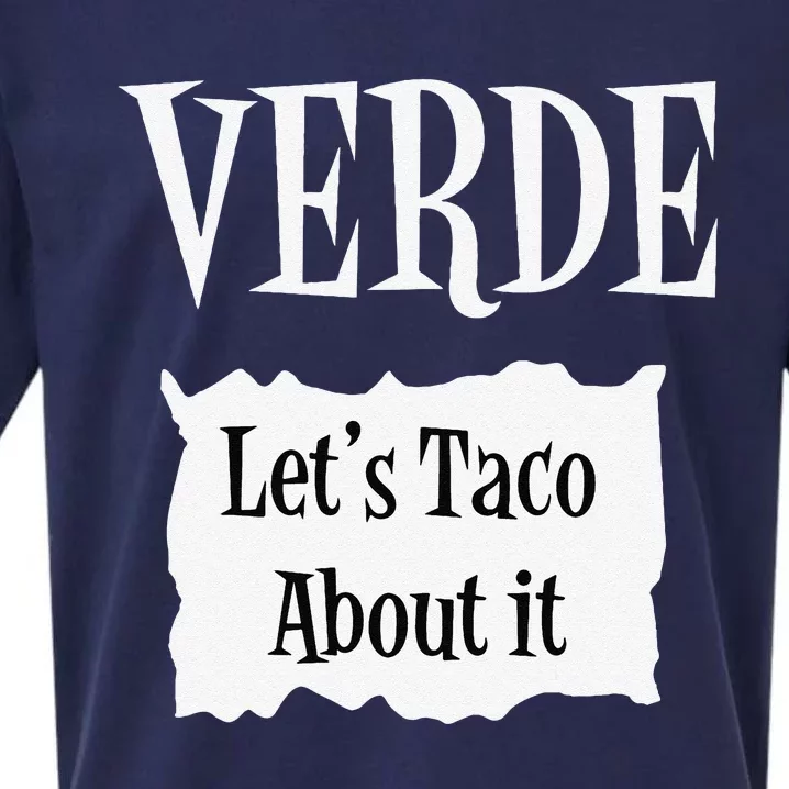 VERDE Hot Packet Halloween Taco Costume Funny Sueded Cloud Jersey T-Shirt