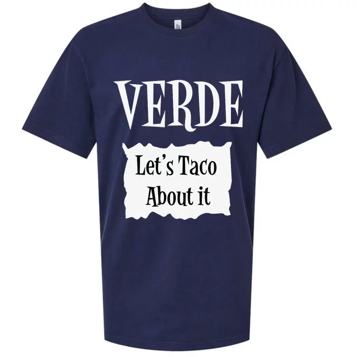 VERDE Hot Packet Halloween Taco Costume Funny Sueded Cloud Jersey T-Shirt