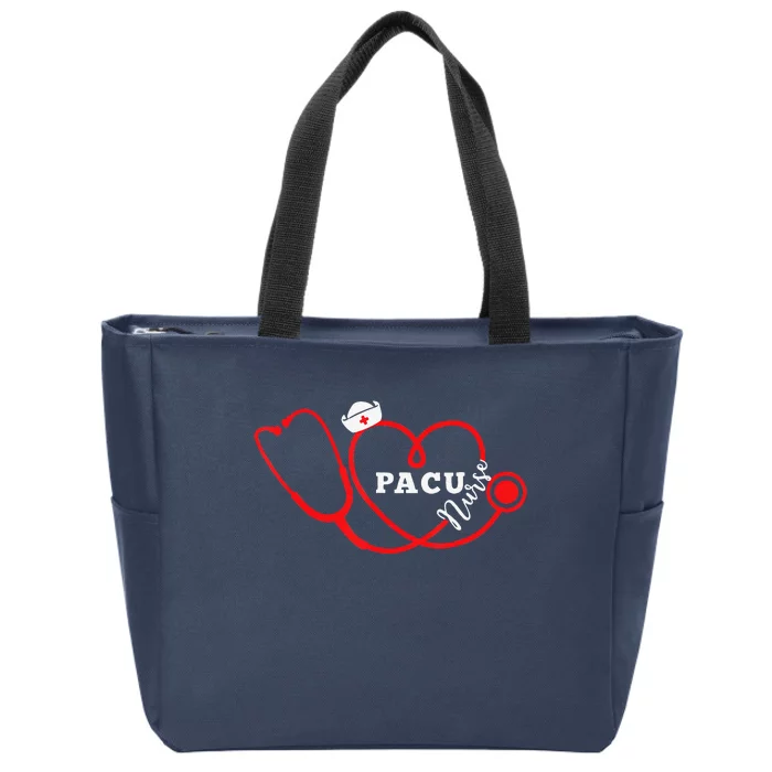 Valentine Heart PACU Nurse, Women's Day Gifts Zip Tote Bag