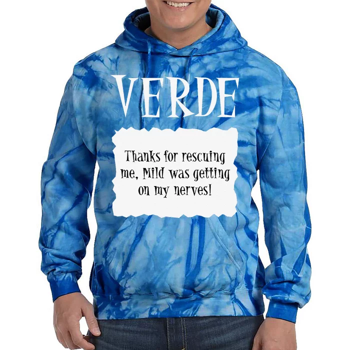 VERDE Hot Packet Halloween Taco Costume Tie Dye Hoodie