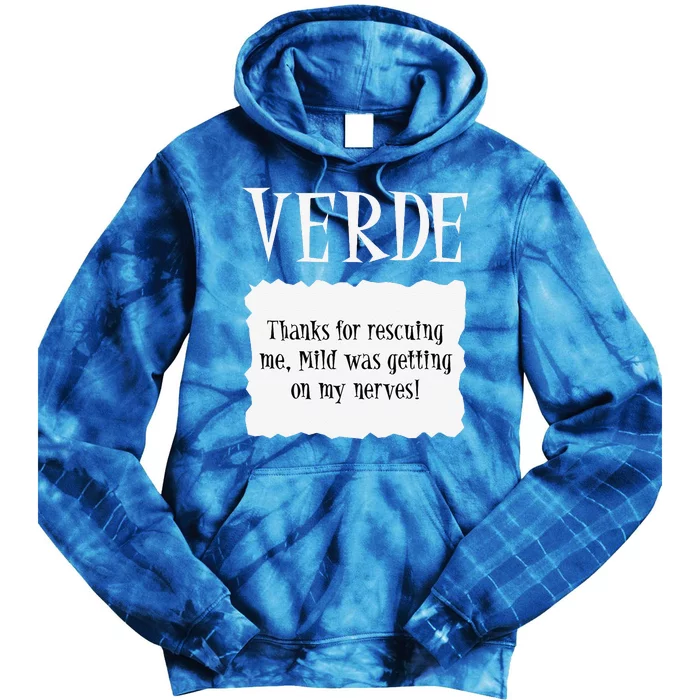 VERDE Hot Packet Halloween Taco Costume Tie Dye Hoodie