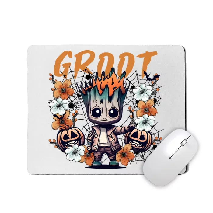 Vintage Halloween Pumpkin Baby Halloween Guardian Mousepad