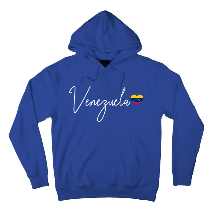 Venezuela Heart Pride Venezuelan Flag Meaningful Gift Tall Hoodie