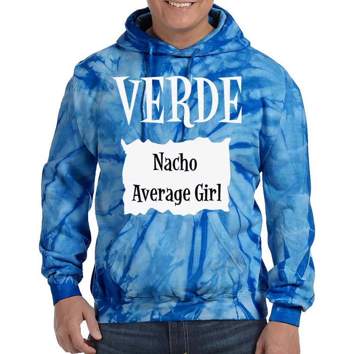 VERDE Hot Packet Halloween Taco Costume Gift Tie Dye Hoodie