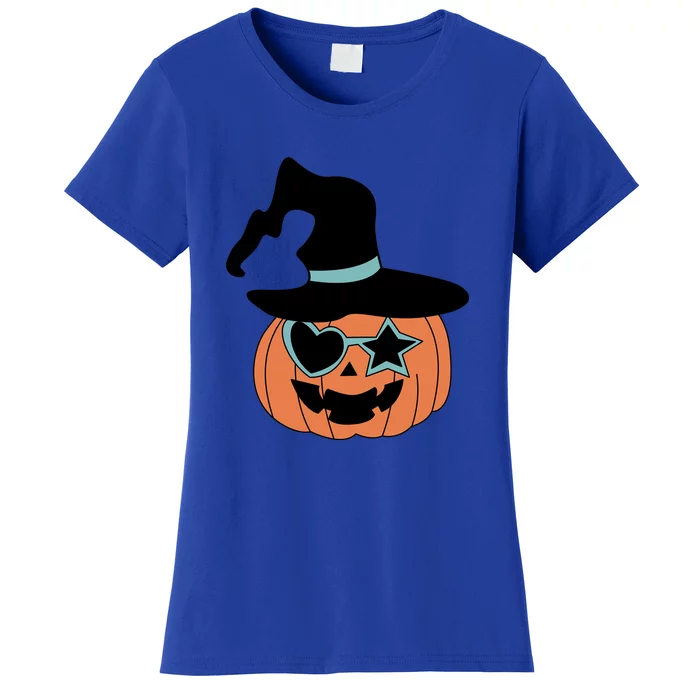 Vintage Halloween Pumpkin Women Men Kids Funny Retro Gift Gift Women's T-Shirt