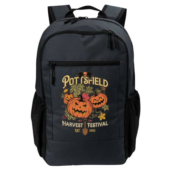 Vintage Halloween Pottsfield Harvest Festival EST 1502 Daily Commute Backpack