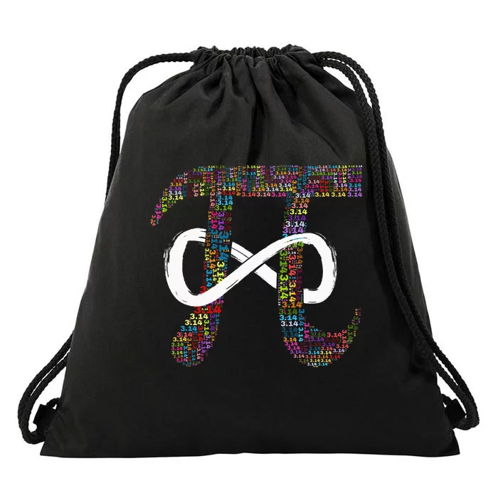 Vintage Happy Pi Day Retro Number Lover Math Gift Teacher Drawstring Bag