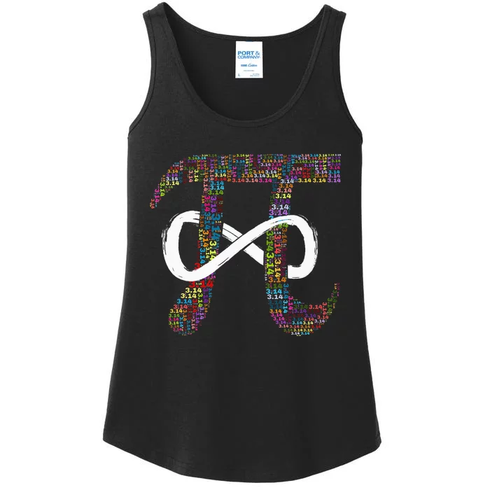 Vintage Happy Pi Day Retro Number Lover Math Gift Teacher Ladies Essential Tank