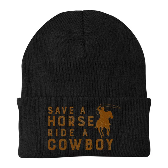 Vintage Horse Riding Adult Joke Save A Horse Ride Knit Cap Winter Beanie