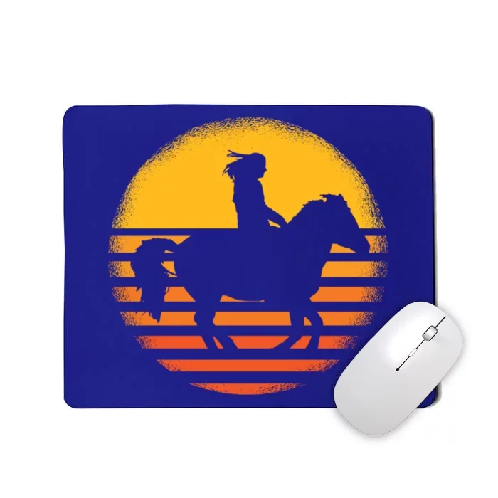 Vintage Horse Riding Equestrian Gift Mousepad