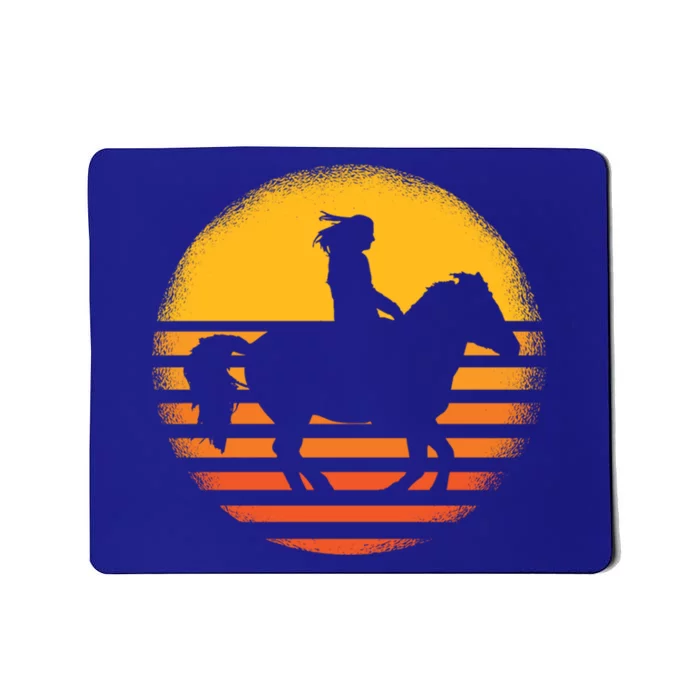 Vintage Horse Riding Equestrian Gift Mousepad