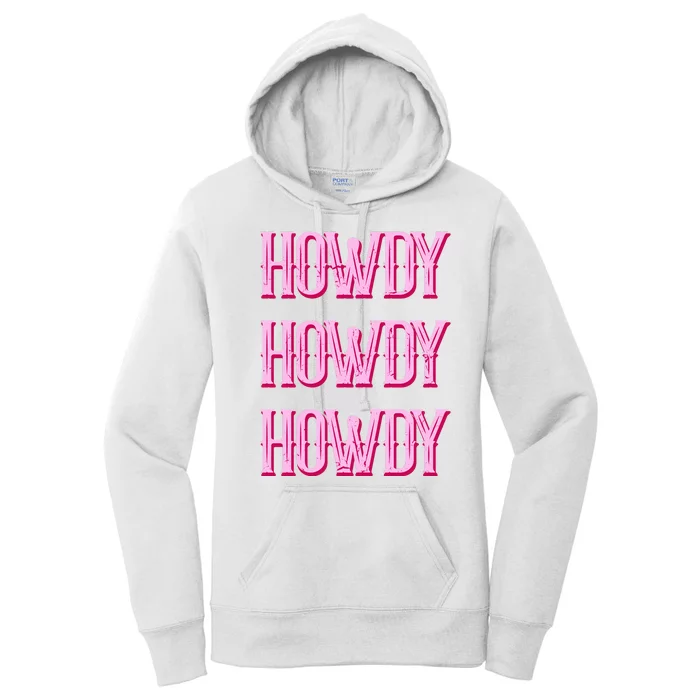 Vintage Howdy Rodeo Western Country Southern Cowgirl Women's Pullover Hoodie