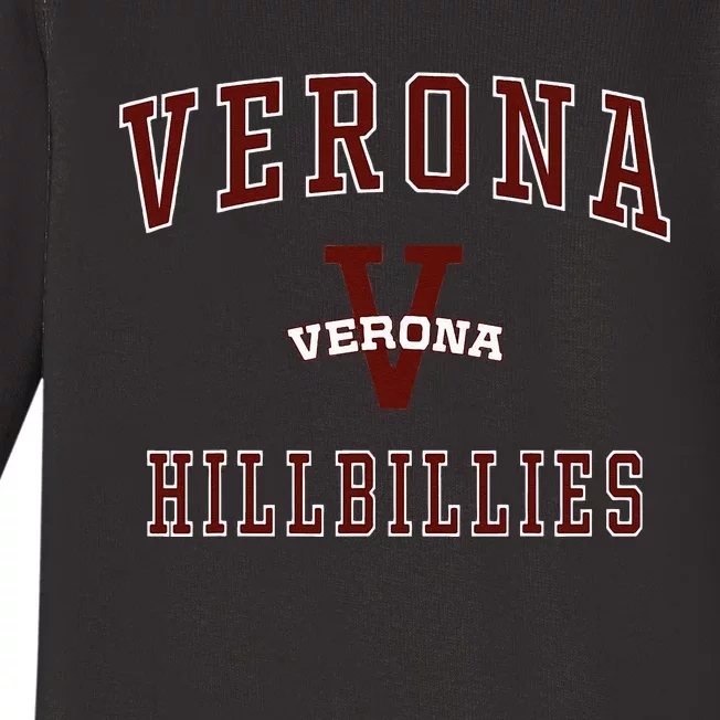 Verona High School Hillbillies Baby Long Sleeve Bodysuit