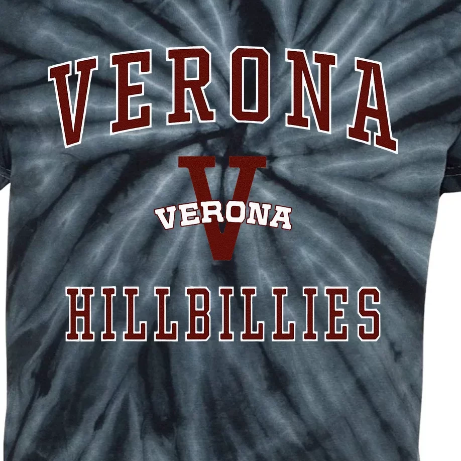 Verona High School Hillbillies Kids Tie-Dye T-Shirt