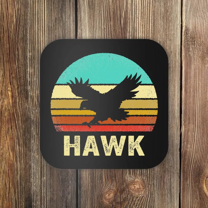 Vintage Hawk Sunset Coaster