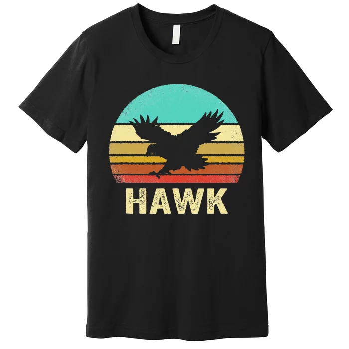 Vintage Hawk Sunset Premium T-Shirt