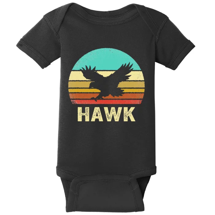 Vintage Hawk Sunset Baby Bodysuit