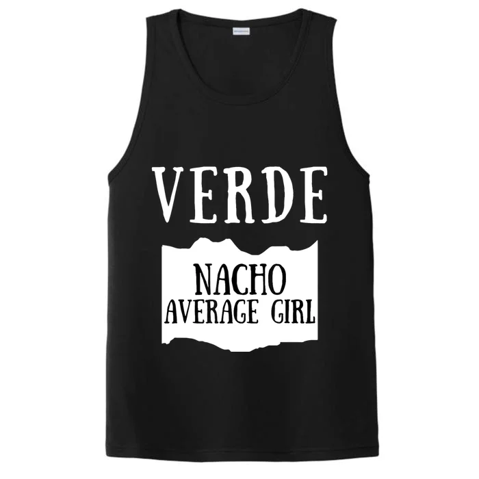 Verde Hot Sauce Packet Group Costume Performance Tank