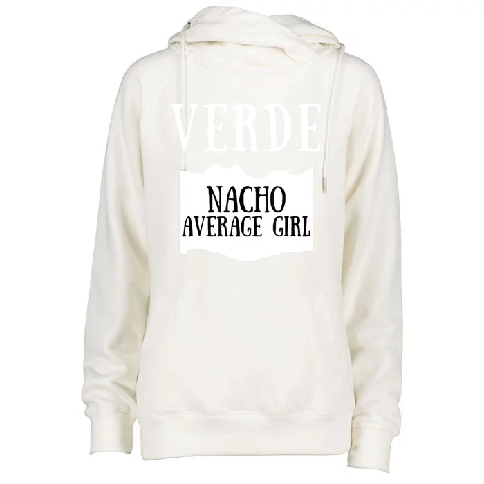 Verde Hot Sauce Packet Group Costume Womens Funnel Neck Pullover Hood