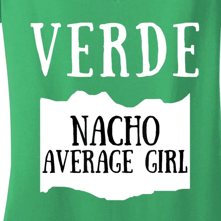 Verde Hot Sauce Packet Group Costume Women's V-Neck T-Shirt