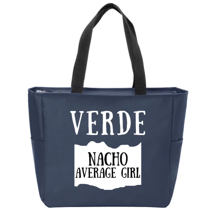 Verde Hot Sauce Packet Group Costume Zip Tote Bag