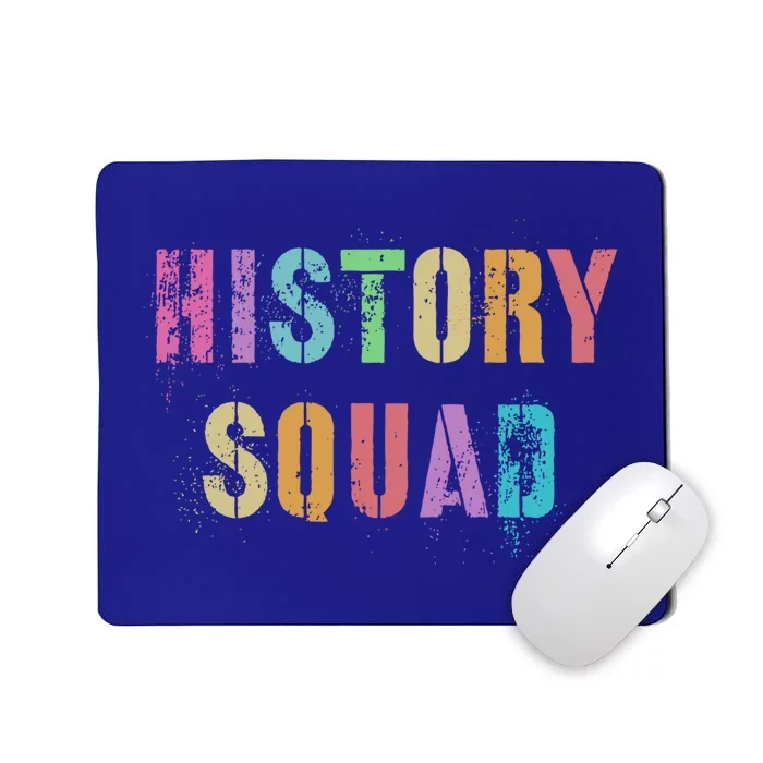 Vintage History Squad Back To School Teacher Student Team Cool Gift Mousepad